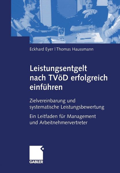 Produktbild: Leistungsentgelt nach TV&Ouml;D erfolgreich einf&uuml;hren