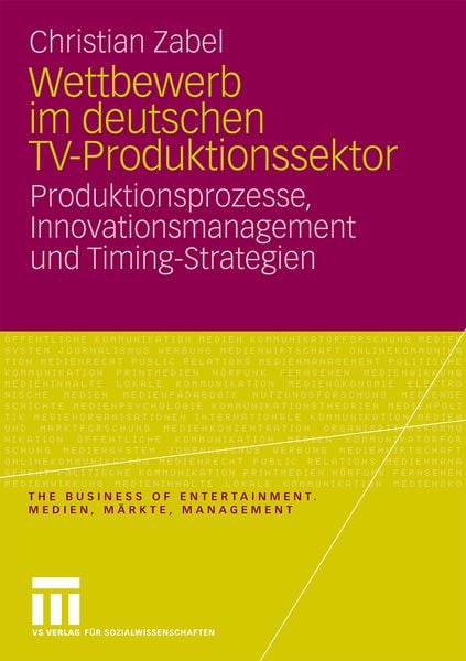 Produktbild: Wettbewerb im deutschen TV-Produktionssektor