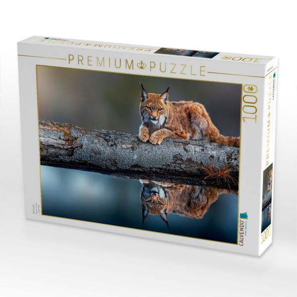Produktbild: CALVENDO Puzzle Der Luchs | 1000 Teile Lege-Gr&ouml;&szlig;e 64x48cm Foto-Puzzle f&uuml;r gl&uuml;ckliche Stunden
