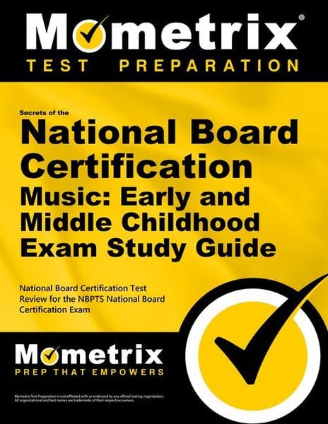 Produktbild: Secrets of the National Board Certification Music: Early and Middle Childhood Exam Study Guide