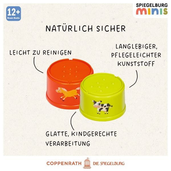 Produktbild: Stapelbecher Bauernhof / Spiegelburg minis