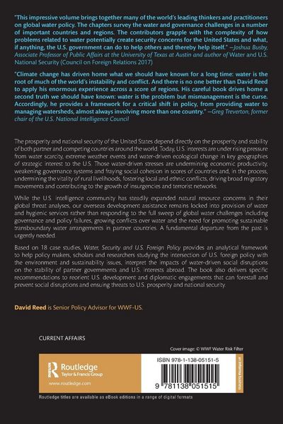 Produktbild: Water, Security and U.S. Foreign Policy