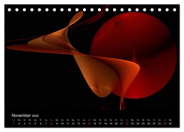 Produktbild: Wunderbare Welt der Farben 2026 (Tischkalender 2026 DIN A5 quer), CALVENDO Monatskalender
