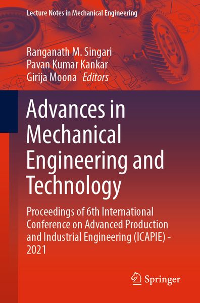 Produktbild: Advances in Mechanical Engineering and Technology