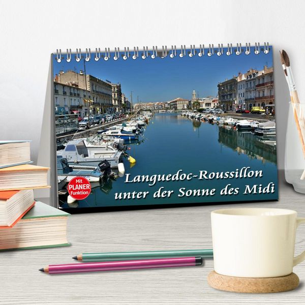 Produktbild: Languedoc-Roussillon - unter der Sonne des Midi (Tischkalender 2026 DIN A5 quer), CALVENDO Monatskalender