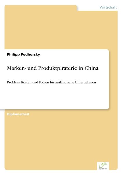 Produktbild: Marken- und Produktpiraterie in China