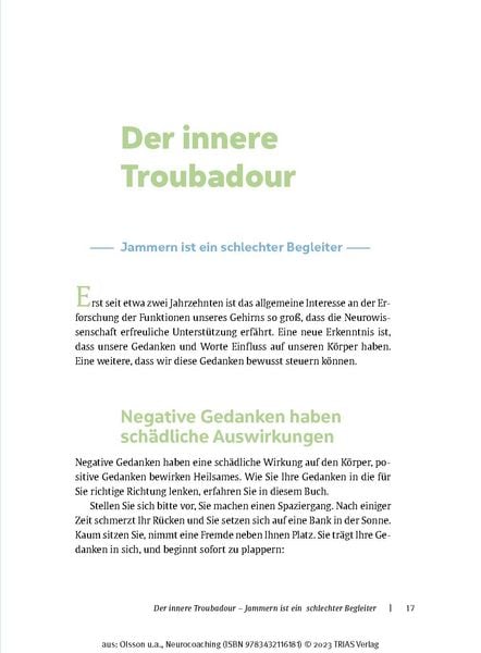 Produktbild: Neurocoaching - Wie der K&ouml;rper den Schmerz vergisst