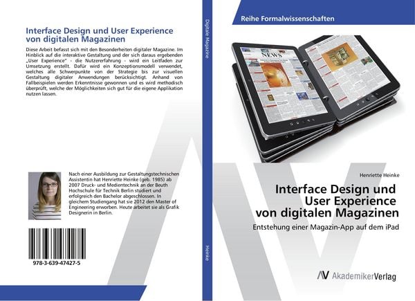 Produktbild: Interface Design und User Experience von digitalen Magazinen