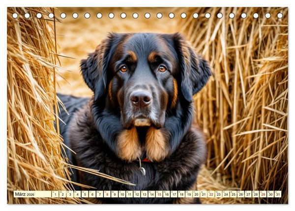 Produktbild: Molosser - Gigantischer Kuschelfaktor (Tischkalender 2026 DIN A5 quer), CALVENDO Monatskalender