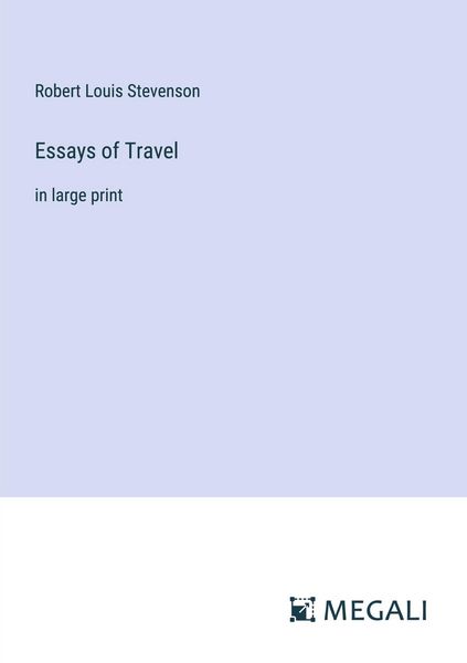 Produktbild: Essays of Travel