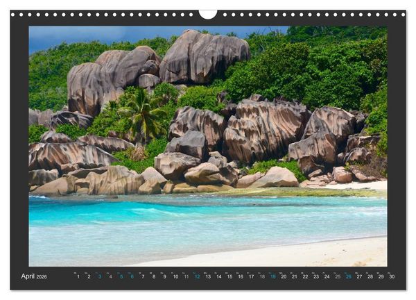 Produktbild: Seychellen - Der Garten Eden im Indischen Ozean (Wandkalender 2026 DIN A3 quer), CALVENDO Monatskalender