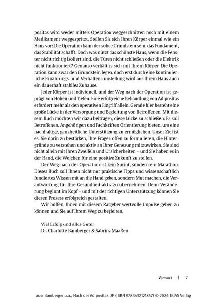 Produktbild: Nach der Adipositas-OP