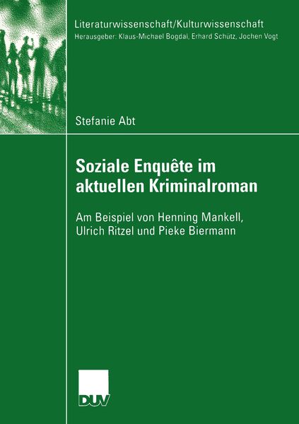 Produktbild: Soziale Enqu&ecirc;te im aktuellen Kriminalroman