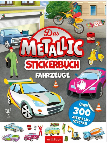 Produktbild: Das Metallic-Stickerbuch &ndash; Fahrzeuge