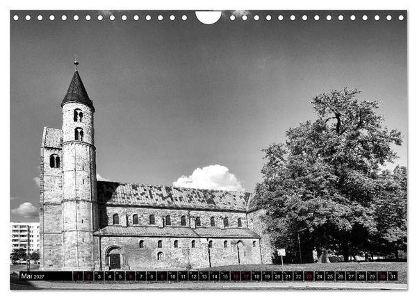 Produktbild: Magdeburg in Schwarz - Wei&szlig; (Wandkalender 2027 DIN A4 quer), CALVENDO Monatskalender