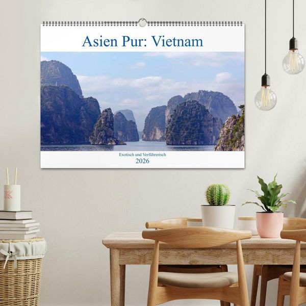 Produktbild: Asien Pur: Vietnam (Wandkalender 2026 DIN A2 quer), CALVENDO Monatskalender
