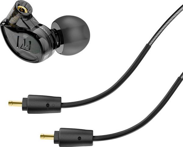 Produktbild: MEE audio M6 PRO In Ear Kopfh&ouml;rer kabelgebunden Schwarz Headset, Schwei&szlig;resistent