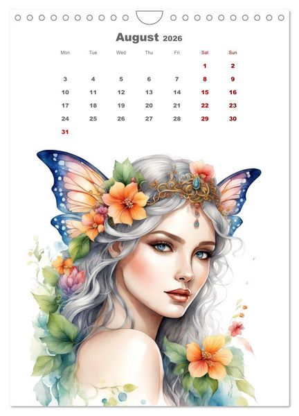 Produktbild: The fairies (Wall Calendar 2026 DIN A4 portrait), CALVENDO 12 Month Wall Calendar