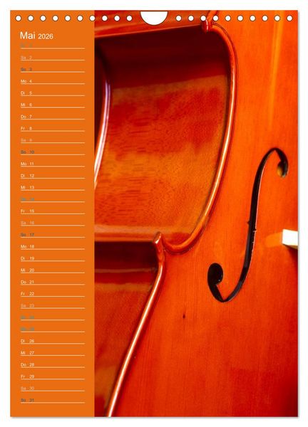 Produktbild: Geliebtes Cello (Wandkalender 2026 DIN A4 hoch), CALVENDO Monatskalender
