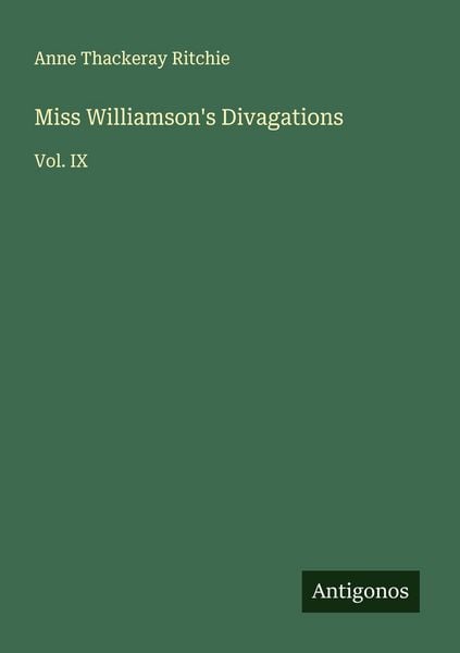 Produktbild: Miss Williamson's Divagations