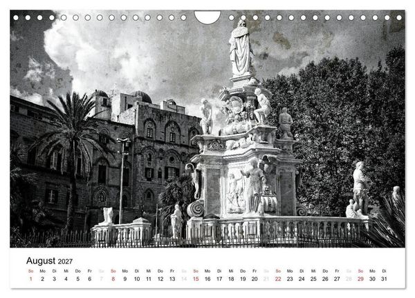 Produktbild: Silberstein portr&auml;tiert Palermo (Wandkalender 2027 DIN A4 quer), CALVENDO Monatskalender