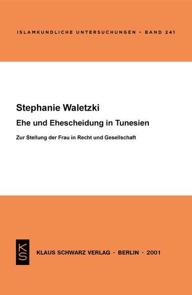 Produktbild: Ehe und Ehescheidung in Tunesien