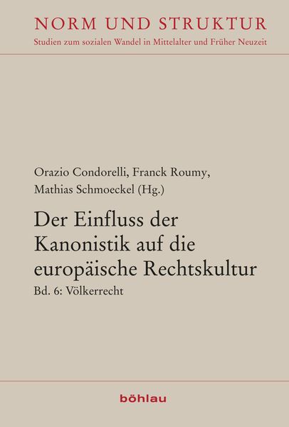 Produktbild: Der Einfluss der Kanonistik auf die europ&auml;ische Rechtskultur