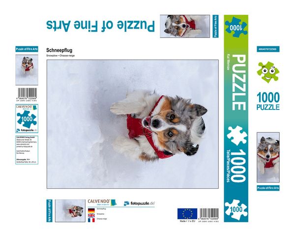 Produktbild: CALVENDO Puzzle Schneepflug | 1000 Teile Lege-Gr&ouml;&szlig;e 64x48cm Foto-Puzzle f&uuml;r gl&uuml;ckliche Stunden
