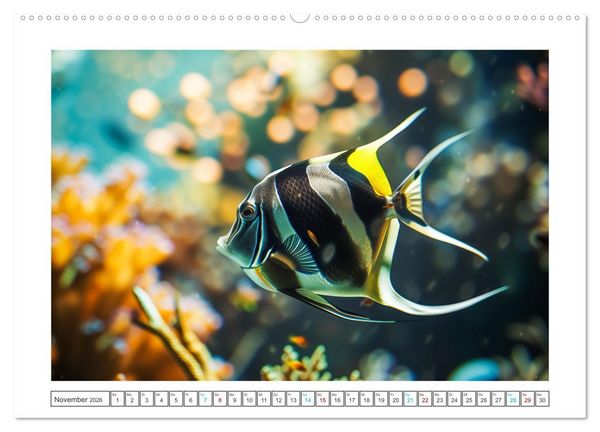 Produktbild: Exotische Fische (hochwertiger Premium Wandkalender 2026 DIN A2 quer), Kunstdruck in Hochglanz