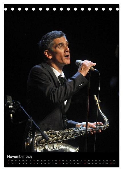 Produktbild: Jazz Momente - Kalender 2026 - (Tischkalender 2026 DIN A5 hoch), CALVENDO Monatskalender