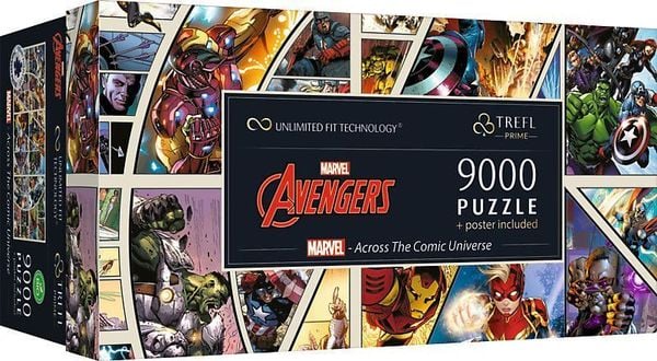 Produktbild: UFT Puzzle 9000 - Marvel - Across the Comic Universe
