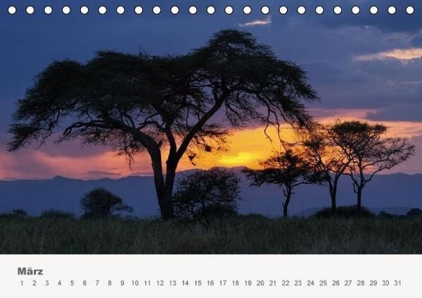 Produktbild: Faszination Ostafrika - Tierwelt und Natur aus Kenia und Tansania (Tischkalender immerw&auml;hrend DIN A5 quer)