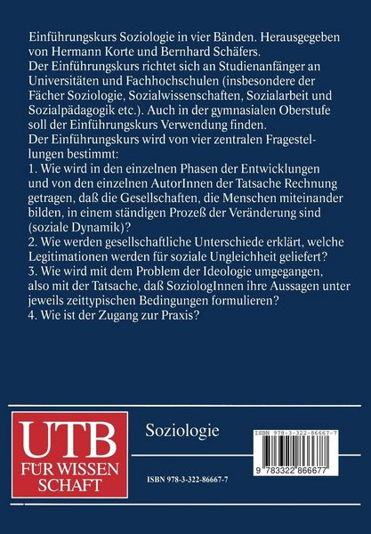 Produktbild: Einf&uuml;hrung in Praxisfelder der Soziologie