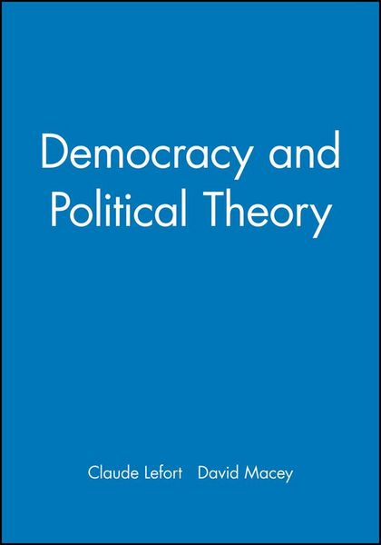 Produktbild: Democracy and Political Theory