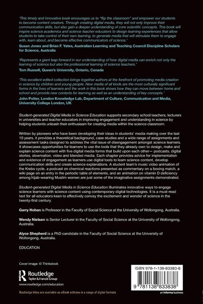 Produktbild: Student-generated Digital Media in Science Education