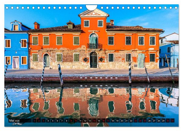 Produktbild: Burano - Die Insel der bunten H&auml;user (Wandkalender 2026 DIN A4 quer), CALVENDO Monatskalender
