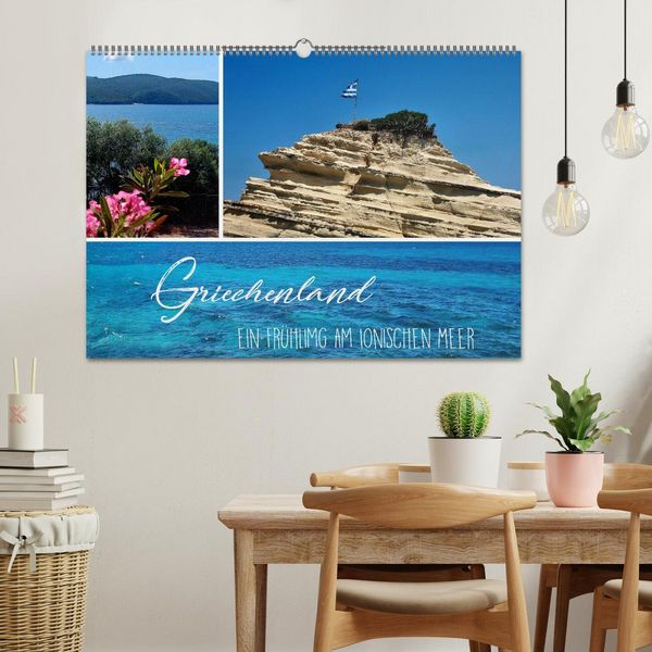 Produktbild: Griechenland - Ein Fr&uuml;hling am Ionischen Meer (Wandkalender 2026 DIN A2 quer), CALVENDO Monatskalender