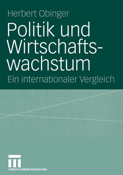 Produktbild: Politik und Wirtschaftswachstum