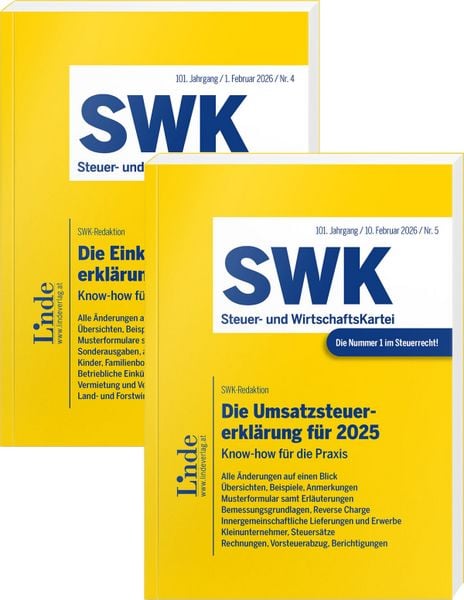 Produktbild: Die Steuererkl&auml;rungen f&uuml;r 2025 - Band 1 + 2