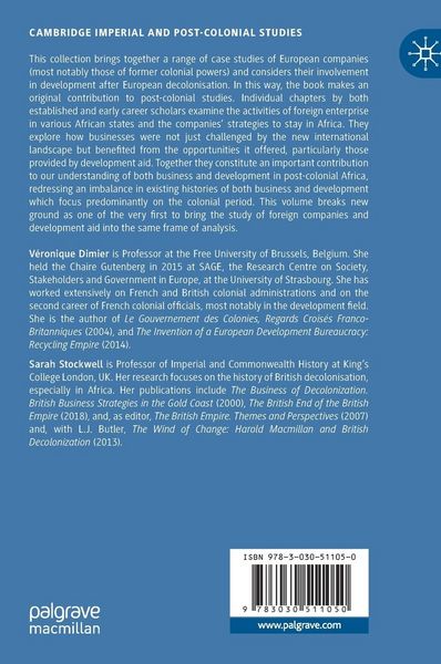 Produktbild: The Business of Development in Post-Colonial Africa