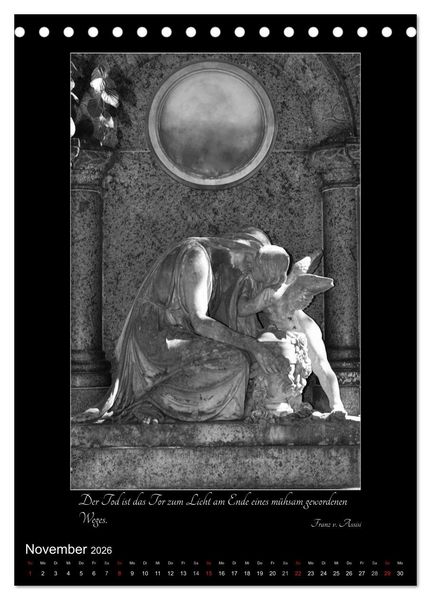 Produktbild: S&uuml;dfriedhof Leipzig (Tischkalender 2026 DIN A5 hoch), CALVENDO Monatskalender
