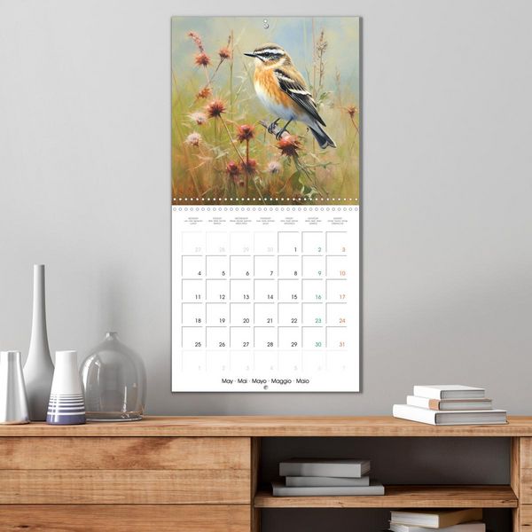 Produktbild: Ailes en sc&egrave;ne (Calendrier mural carr&eacute; 2026 30x30 cm) Calendrier double avec une page pour vos prises de notes