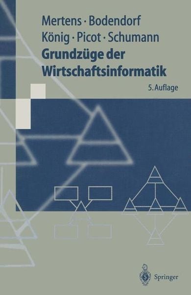 Produktbild: Grundz&uuml;ge der Wirtschaftsinformatik, 1