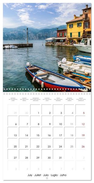 Produktbild: Lovely impressions from LAKE GARDA (Wall Calendar 2026 12 &times; 12 Inch) CALVENDO 12 Month Wall Calendar