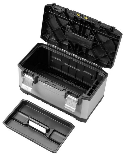 Produktbild: STANLEY 1-95-615 1-95-615 Werkzeugbox Schwarz, Grau