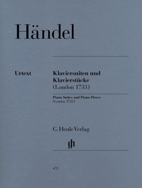 Produktbild: Georg Friedrich Händel - Klaviersuiten und Klavierstücke (London 1733)