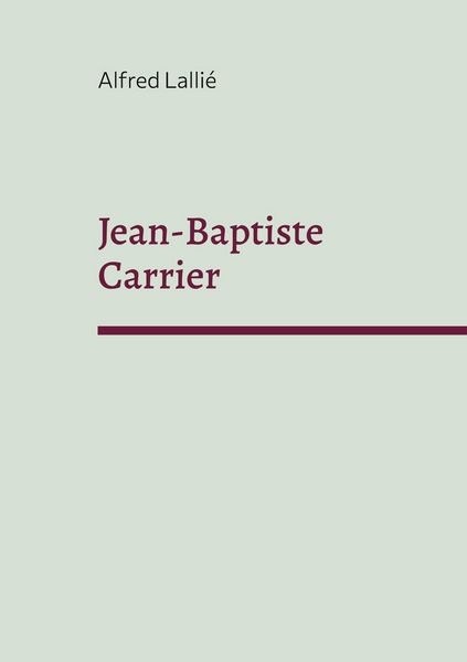 Produktbild: Jean-Baptiste Carrier