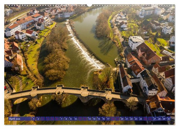 Produktbild: Die Fulda (hochwertiger Premium Wandkalender 2026 DIN A2 quer), Kunstdruck in Hochglanz