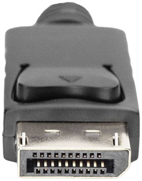 Produktbild: Digitus DisplayPort / HDMI Anschlusskabel DisplayPort Stecker, HDMI-A Buchse 0.20m Schwarz DB-340415-002-S doppelt geschirmt