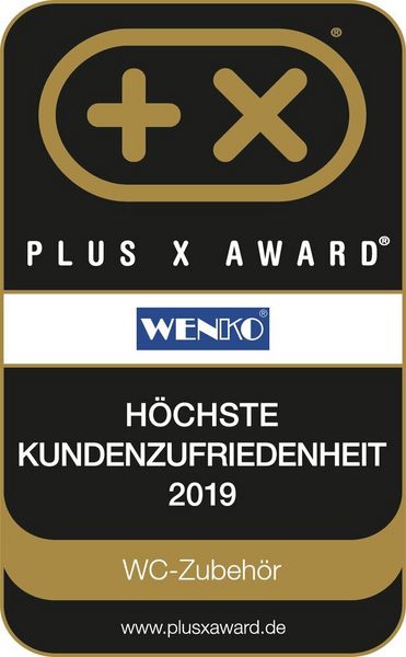 Produktbild: WC-Garnitur Mod. Flakon Schwarz Keramik, geschlossene Form